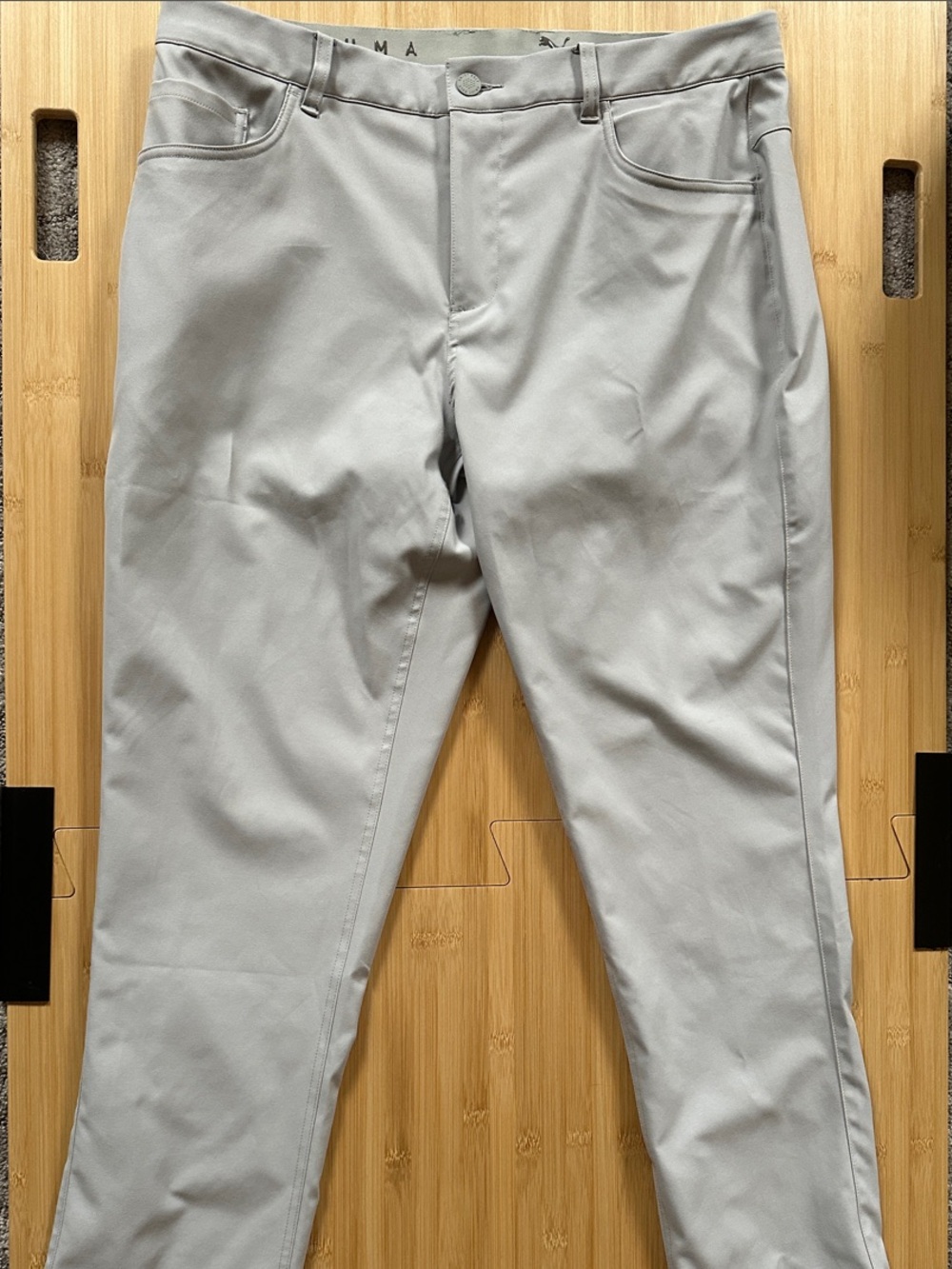 🏌️♂️ Puma Light Gray Men's Golf Pants